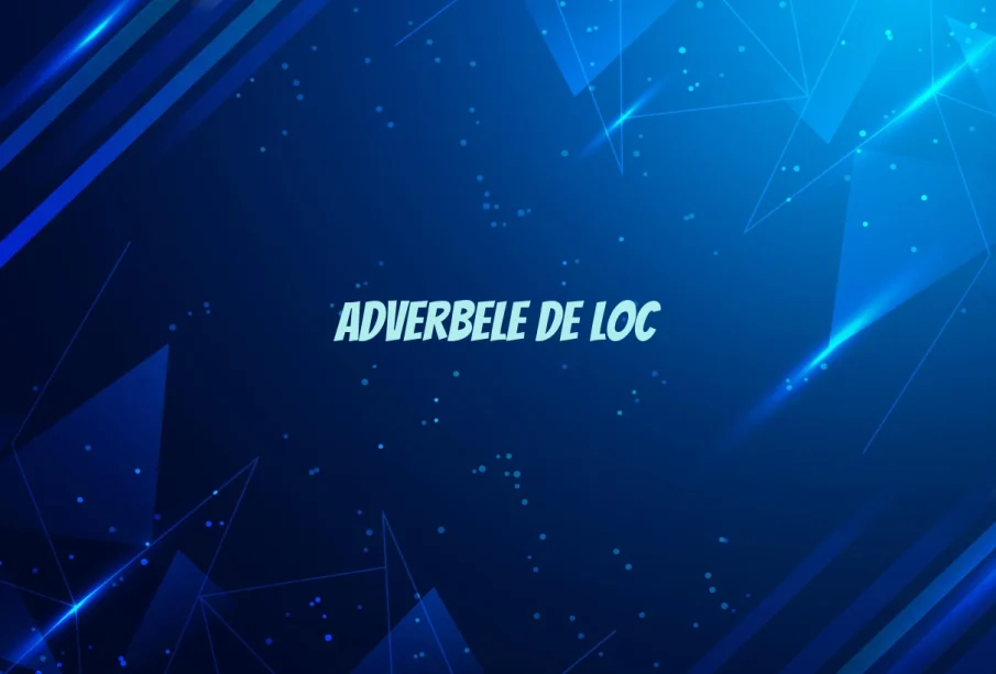 adverbe de loc