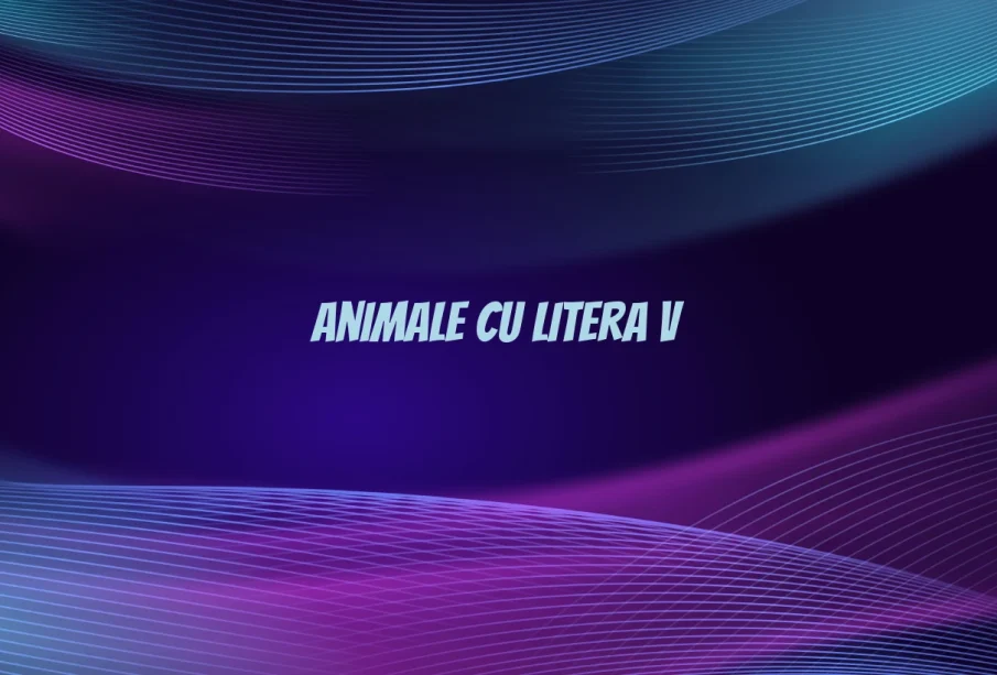 animale cu litera v