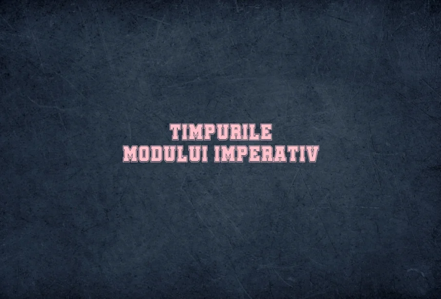 timpurile modului imperativ
