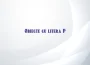 obiecte cu litera p