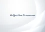adjective frumoase