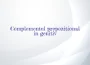 complement prepozitional in genitiv